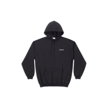 Medium Fit Hoodie - Black/White