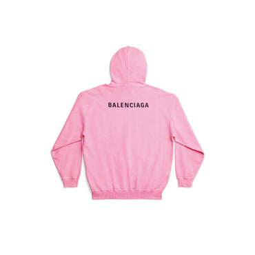Medium Fit Hoodie - Fluo Pink/Black