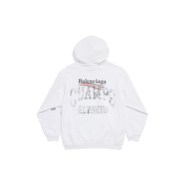 Medium Fit Hoodie - White/Black