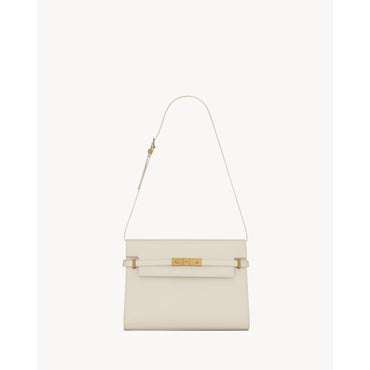 Medium Manhattan Shoulder Bag - Crema Soft