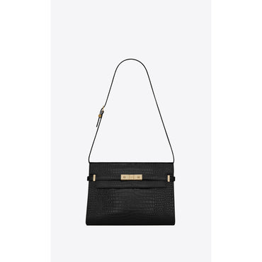 Medium Manhattan Shoulder Bag - Nero