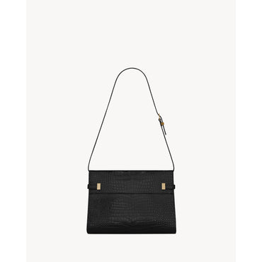 Medium Manhattan Shoulder Bag - Nero