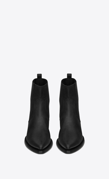 Lukas 40 Kangaroo Chelsea Boot - Nero