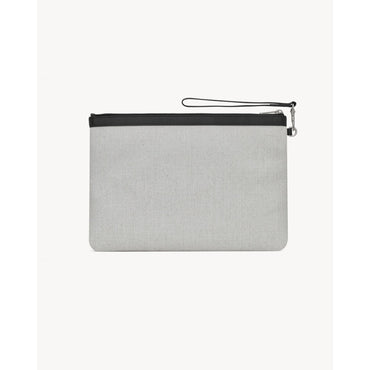 YSL POUCH SL LINO CHÂT C/RIV.G - LINO BIANCO/NERO