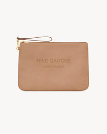 Beach Pouch Rive Gauche - Vintage Brown Gold