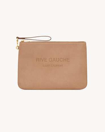 Beach Pouch Rive Gauche - Vintage Brown Gold