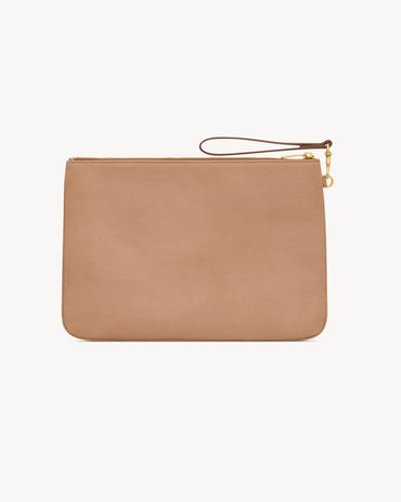 Beach Pouch Rive Gauche - Vintage Brown Gold