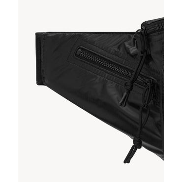 YSL BV NUXX BODYBAG SHINY RIPS - NERO/ARGENTO/NE/ARG