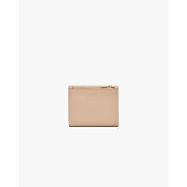 Compact Wallet - Dark Beige