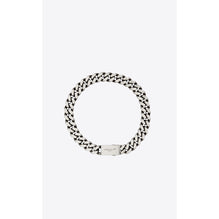 Col Thick Curb Chain Necklace In Brass Metal - Argent Oxyde