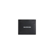 Cash Square Folded Coin Wallet - Black