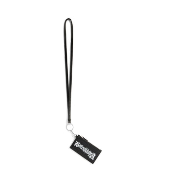 Cash Card Case On Keyring - Black