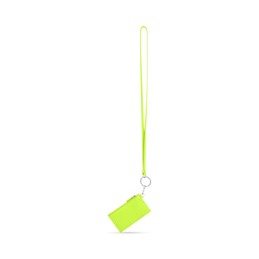 Cash Card Case On Keyring - Fluo Yellow/ L Black