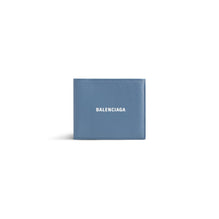 Cash Square Folded Wallet - Blue Grey/L White