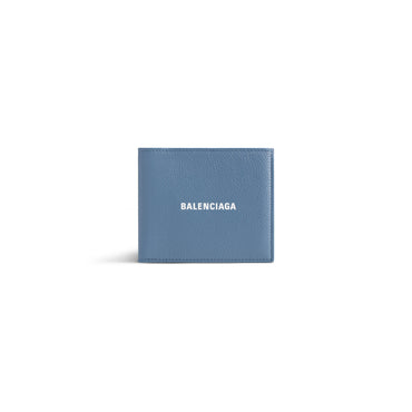 Cash Square Folded Wallet - Blue Grey/L White