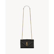 Small Envelope Chain Bag - Nero