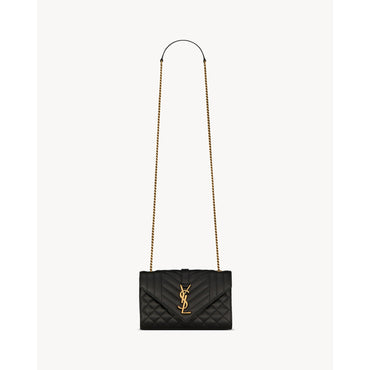 Small Envelope Chain Bag - Nero