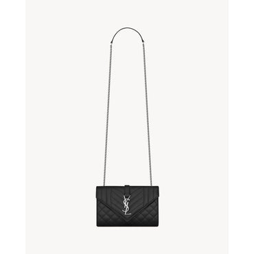 Small Envelope Chain Bag - Nero