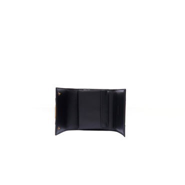 Hourglass Compact Wallet - Black