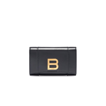 Hourglass Medium Wallet - Black