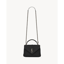 Medium College Chain Bag - Nero