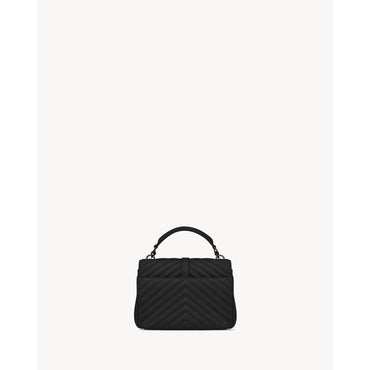 Medium College Chain Bag - Nero