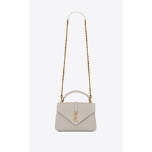Medium College Chain Bag - Crema Soft