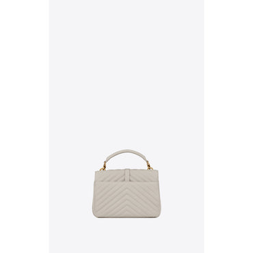Medium College Chain Bag - Crema Soft