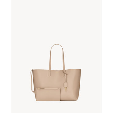 YSL BO SHOPPING EW MUFLONE SOF - DARK BEIGE