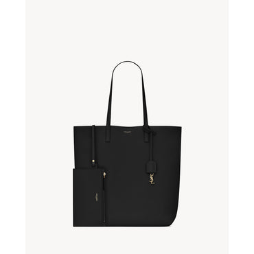 YSL BO SHOPPING NS MUFLONE SOF - NERO/NERO