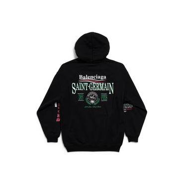 Medium Fit Hoodie - Black/White