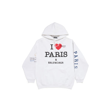Medium Fit Hoodie - White/Black