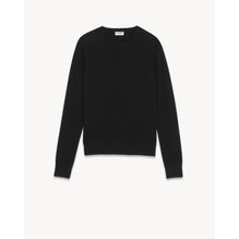 PULL COL ROND MANCHES MARTEAU - NERO/NERO