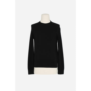 Pull Round Collar Manches Marteau - Noir