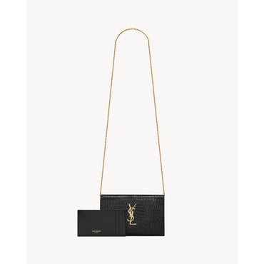 Uptown Chain Wallet - Nero