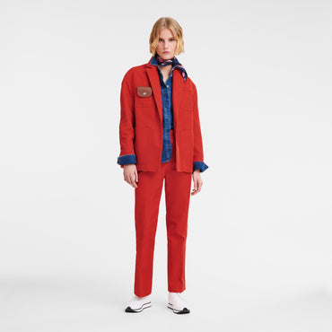 Suit pants - Paprika