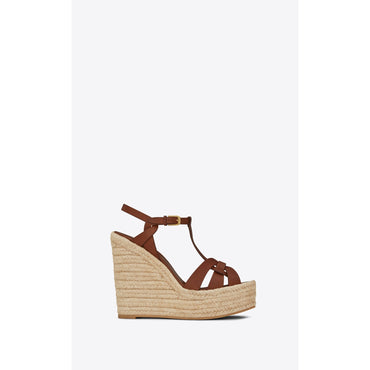 Espadrille 85 Wedge T-Strap Espadeilles - Ambra