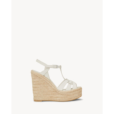 Espadrille 85 Wedge T-Strap Espadeilles - Porcellana