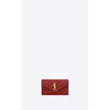 Zip Fragments Card Case + Flap - Opyum Red