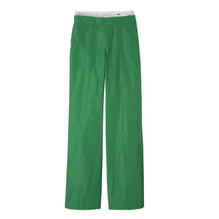 Straight pants with patch - Green