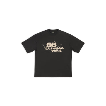 Medium Fit T-Shirt - Black/Ecru