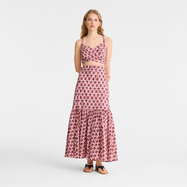 Long skirt - Blush