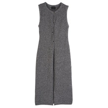 Sleeveless cardigan - Anthracite