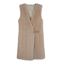 Sleeveless jacket - Ecru