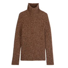 High neck sweater - Chocolate