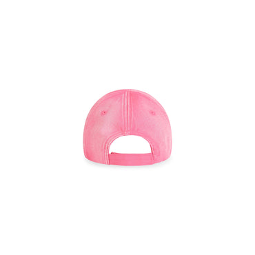 Hat Washed Denim 100%Co - Fuxia/Black