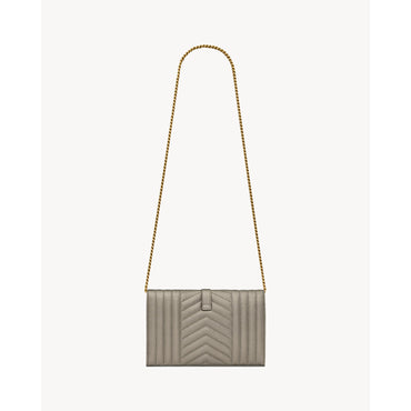 Mini Envelope Chain Bag - Piombo
