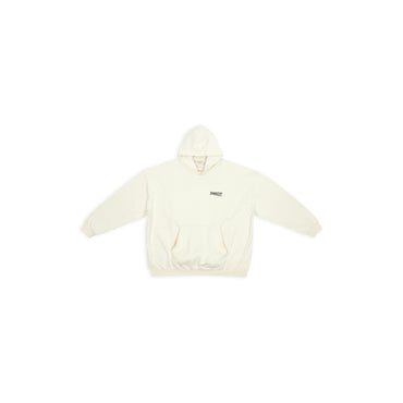 Large Fit Hoodie - Cream/Black/Blue