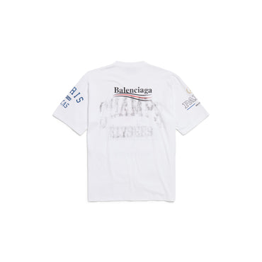 S/S Large Fit T-Shirt - White/Black