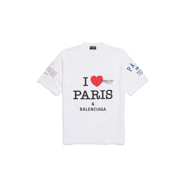 S/S Large Fit T-Shirt - White/Black